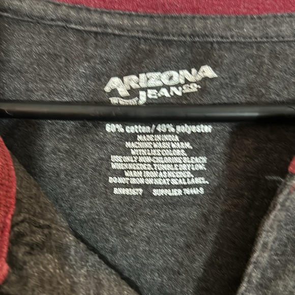 Arizona 3/4 button up long sleeved tee - Picture 2 of 3